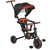 MORITECK Toddler Push Tricycle with Handle, 8 in 1 Balance Trike for 1-4 Year Old Kids, Baby Bike with Handle for Parents, Child Bicycle Gifts for Girls Boys