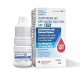 Glenmark Therapeutics Olopatadine Eye Drops for Allergies, Redness Relief, Antihistamine Eye Drops, Allergy Relief from Pet Dander, Pollen, Grass, Ragweed, Works in Minutes, Olopatadine HCl 0.1%, 5ml