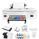 InkSonic L1800 DTF Printer, A3/13" Width DTF Transfer Machine, Custom Garment Printing, Multi-Material Compatible, Direct To Film, White Ink Circulation System & Auto Clean, Built-in Heating, E13