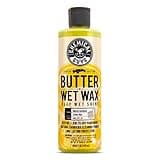 Chemical Guys WAC_201_16 Butter Wet Wax, Deep Wet Shine for Cars, Trucks, SUVs, RVs & More, 16 fl oz, Banana Scent
