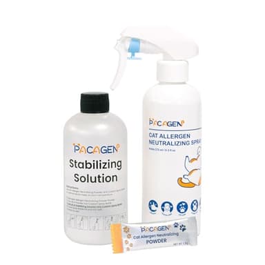 Pacagen Cat Allergen Neutralizing Spray for Humans - Perfect for Home Use, Immediate Results, Easy to Use, and Pet Friendly - A Few Sprays Away from A Clear Day