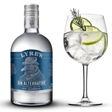 Lyre's Non Alcoholic Gin Alternative, Award-Winning Dry London Alcohol Free Gin Substitute, Premium Non-Alcoholic Gin, Spirits & Mocktails (23.7 Fl Oz)