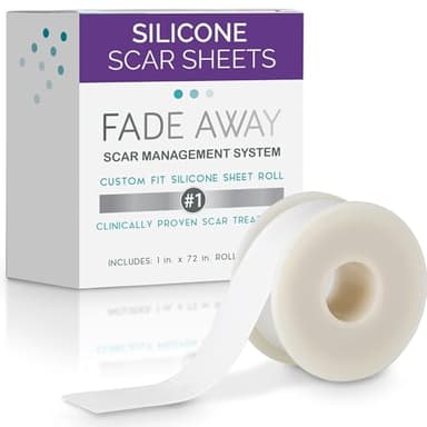 Clinically Proven Silicone Scar Sheets – Medical Grade Tape for Surgery, C-Section, Keloids & Tummy Tuck Scars