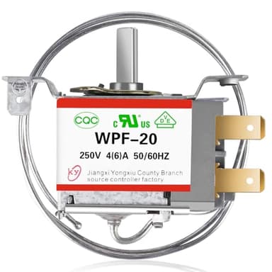 Mini Fridge Thermostat, Universal WPF-20 Freezer Thermostat Controller 2pin / Compatible with wpf16 and wpf18【Can Provide Installation Tutorial】