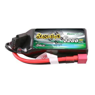 Gens ace G-Tech Bashing 2200mAh 11.1V 35C 3S Lipo Battery with T Plug