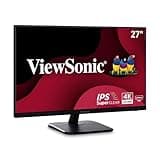 ViewSonic VA2756-4K-MHD 27 Inch IPS 4K Monitor with Ultra-Thin Bezels, HDMI and DisplayPort Inputs for Home and Office
