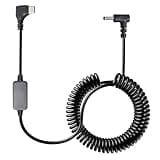 USB-C to DC3.5 Plug Radar Detector Power Cable,Type C 5V-12V Power Cord Compatible with Cobra RAD 480i, 350, 380, Uniden DFR1, DFR3, DFR5, Whistler, & Radenso Radar Detectors (8.2FT Length)