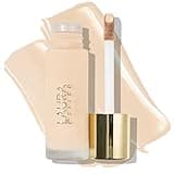 LAURA GELLER NEW YORK Double Take Liquid Foundation | Medium to Full Coverage, Natural Matte Finish, Porcelain
