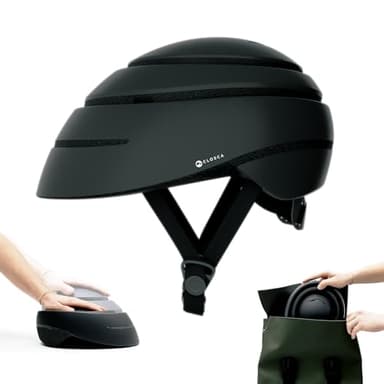 CLOSCA. Foldable Helmet. The Bike Helmet for Women and Men. Certificate for Bicycle, Scooter, Electric Bicycle, Inline Skates and Skateboards.