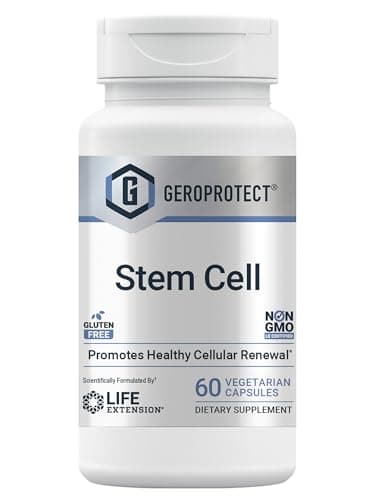 Life Extension GEROPROTECT® Stem Cell, Promotes Healthy Cellular Renewal, kokum Extract, Trans-resveratrol, Gluten Free, Non-GMO, Vegetarian, 60 Capsules