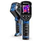 H128 Handheld Thermal Camera, 240 x 240 TISR Resolution, 24h Battery Life Thermal Imaging Camera, 25 Hz Infrared Camera with Temperature Alarm, -4℉~ 842℉ Temp Range, IP65 Protection Level- Blue