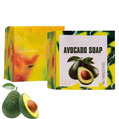 Yamusa Avocado Soap for Skin Tag Removal, Handmade AvocadoSoap Bar with Avocado Oil for Body Wash, Natural Skin Care for All Types