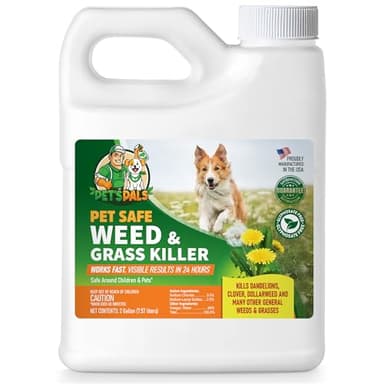 Pet's Pal Natural Weed Killer | Pet Safe Spray | Ready-to-use Natural Herbicide | Environmentally Safe | Bee Safe | Glyphosate Free | Safe for Kids (2 Gallons)