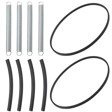 Brake Lathe Rotor Silencer Kit - 2 Non Vented 9.25" Silencer Bands & 4 Ventilated Rotor Springs with Rubber Sleeves, Fit for Ammco 9800 6922, Replace SB9800 909800 906922