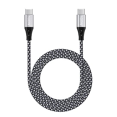 Pixel 100W Type C to Type C Cable for Google Pixel 9 8a 8 Pro 7a 7 Pro 6, 6ft PD 5A Fast Charging USB C to USB C Cable Nylon Braided Type C Cable for iPhone 16 15, Samsung S25 S24 S23 S22 A55 A15 A54
