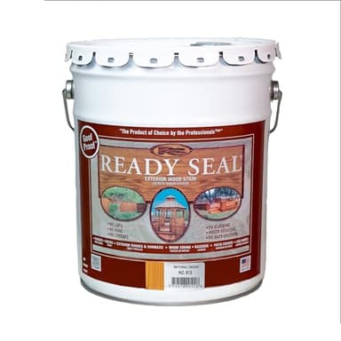 Ready Seal Exterior Wood Stain and Sealer - Natural Cedar, 5 Gallons, Model# 512