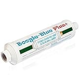 Boogie Blue Plus Garden Hose Water Filter for RV and Outdoor use - Removes Chlorine, Chloramines, VOCs, Pesticides/Herbicides Boogie Blue Plus High Capacity Filter - The Organic Gardener's Choice