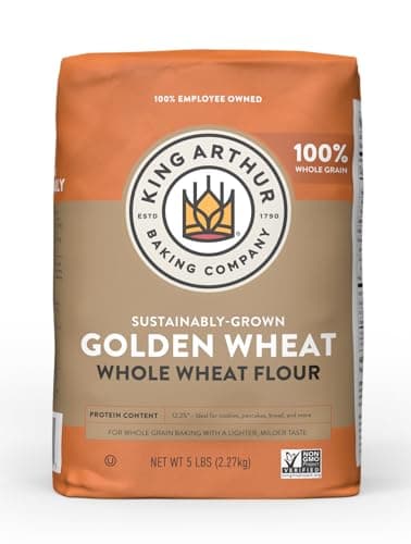 King Arthur Golden Wheat Flour: Formerly White Whole Wheat Flour, All Purpose, Non-GMO, Kosher Certified, 5lb bag