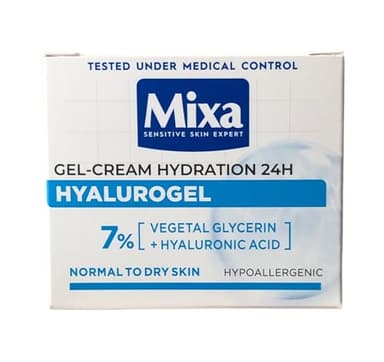 Mixa Hyalurogel Intensive Hydration Cream Gel for Normal Dehydrated Skin 50ml