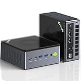 GMKtec Mini PC Gaming, M7 Pro AMD Ryzen 9 PRO 6950H (8C/16T 4.90Ghz) Dual NIC LAN 2.5G Desktop Computer, 32GB DDR5 RAM+2TB Hard Drive PCle SSD, Dual USB4, HDMI 2.1, USB-C