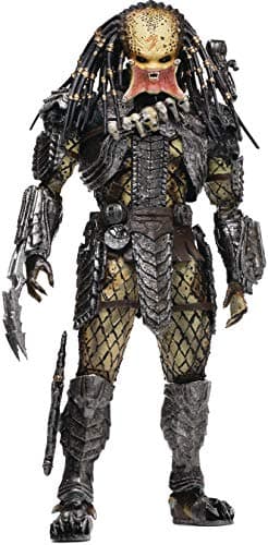 Alien vs. Predator: Unmasked Scar Predator 1:18 Scale Action Figure, Multicolor