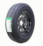 Free Country Trailer Tire Wheel Assembly ST205/75R15 8-Ply D 107M 5 Lug on 4.5" PCD Black Mod Wheel