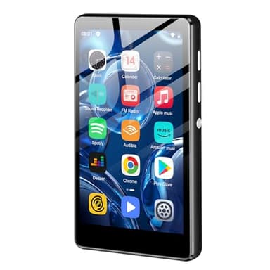 80GB MP3 Player with Bluetooth and WiFi, SWOFY Music Player with Spotify,Pandora,Amazon Music, M503Pro 4.0-inch Touch Screen Android MP4 MP3 Player for Kids with Libby,Audible,Spotify Kids,FM Radio