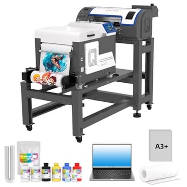 Lancelot M1630 Pro DTF Printer Bundle: Ultimate Automatic T-Shirt Printing Station w/Smart Maintenance, Mobile Workstation & Pro-Grade Equipment – Perfect for Startups & Small Businesses