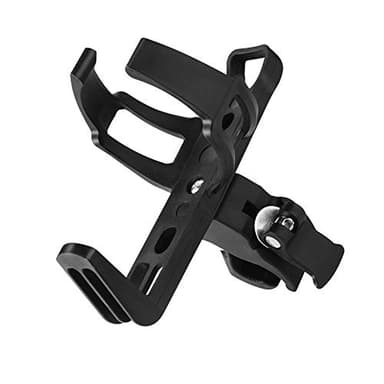 Accmor Bike Water Bottle Holders No Screws, Universal Bike Cup Holder, 360 Degree Rotatable Bike Water Bottle Cage, Water Bottle Holders for Kids Bike Adult Bike, Black