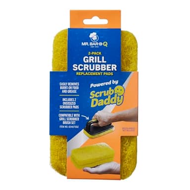 Mr. Bar-B-Q 2-Pack Grill Scrubber Replacement Pads Powered by Scrub Daddy