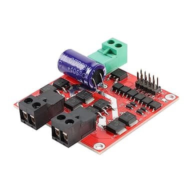 EC Buying DC Motor Driver L298 7A 160W Dual H Bridge Motor Speed Controller DC 6.5V-27V PWM Motor Regulator Board 12V 24V Electric Motor Control Module Industrial with Optocoupler Isolation