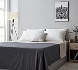 Waterproof Blanket for Bed Intimacy, Queen & King Size (95"x 90", Grey/Beige), Waterproof Bed Cover, Water Proof Blanket for Bed, Leakproof, Reversible & Washable