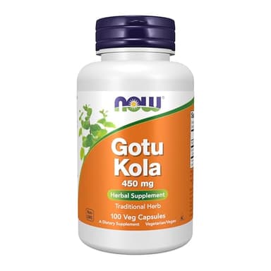 NOW Foods Supplements, Gotu Kola (Centella asiatica) 450 mg, Herbal Supplement, 100 Veg Capsules