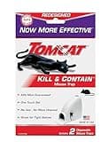 Tomcat Kill & Contain Mouse Trap, Never See a Dead Rodent Again, 2 Traps