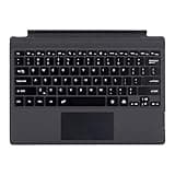 Zoof Type Cover for Microsoft Surface Pro 7+ / Pro 7 / Pro 6 / Pro 5 / Pro 4 / Pro 3, 12.3 inch, Ultra-Slim Wireless 7 Color Backlit Tablet Keyboard with Multi Touchpad Bluetooch (Black with Backlit)