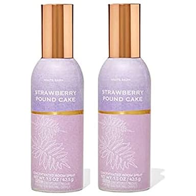 Bath and Body Works 2-Pack Strawberry Pound Cake (1.5 oz / 42.5 g) Concentrated Room Spray