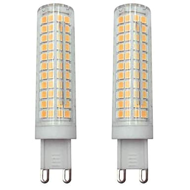 Lxcom Lighting G9 LED Corn Bulb Dimmable 2 Pack 15W LED Bulb 120 Watt Equivalent Bulb 136 LEDs Warm White 3000K G9 Bi-Pin Base 1500LM for Home Lighting