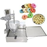 Koalalko Commercial semi automatic mochi/ring/ball different mold Donut Machine,Donut Makers,Donuts Making Machine adjustable thickness,Donut fryer 3000w,9L hopper,large capacity,for bakery,food cart