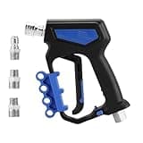 RIDGE WASHER Pressure Washer Gun Swivel, Power Washer Gun 5000 PSI with 1/4" Quick Connector, 12 GPM, 360°3/8 NPT Thread, M22-14mm and M22-15mm Fitting