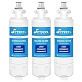 SETFEEL Adq360061 Water Filter Replacement for LG Lt700p Adq36006101 Lfds22520s, Kenmore 9690 469690 Adq36006102 Lfxc24726s Lfxc29626s Rwf1200a Water Filter, 3-Pack