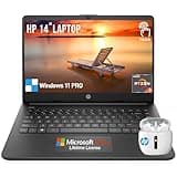 HP 14 inch Laptop Touch Screen Computer, Touchscreen Laptop 14 Inch|Lifetime Office, AMD Ryzen 3 Business College Students Laptop Notebook PC,32GB RAM 1TB SSD Windows 11 Pro Camera HDMI LongBattery