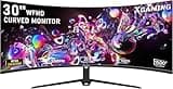 XGaming 30-inch Curved Gaming Monitor WFHD 200Hz, 1ms, 100% sRGB, 1500R, FreeSync Premium, Low Blue Light Eye Care Screen, HDMI DisplayPort Display, Build-in Speakers, VESA Wall Mount