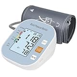Blood Pressure Monitors for Home Use, Blood Pressure Machine Upper Arm with Large Wide Cuff Automatic Digital BP Machine LCD Screen BSX583(Light Blue)