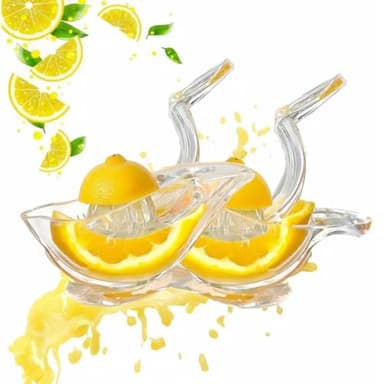 2 Pack Bird shape Lemon Squeezer, Lemon Juicer Acrylic Manual Juice Lime Squeezer Bird Shape Hand Juicer for Orange Lemon Lime Pomegranate
