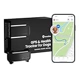 Tractive GPS Dog Tracker (2025 Release) | Real-time Pet Location Tracker | Health & Wellness Alerts | Virtual Fence for Dogs | Bark Monitoring | Dog Collar Attachment (Black)