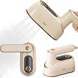 Mini Travel Steamer Iron for Clothes 1200W Portable Travel Iron for Wrinkles Remover,150ml Small Steam Iron Foldable Plancha a Vapor Para Ropa for College Dorm Home (110-120V)