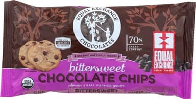 Equal Exchange Organic Chocolate Chips Bittersweet -- 10 oz - 2 pc