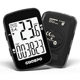 COOSPO GPS Bike Computer BC26, Wireless Cycling Computer with Automatic Backlight, Bike Speedometer Odometer with Waterproof and 25H Long Battery, Support Bluetooth Sync with Strava