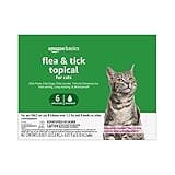 Amazon Basics Flea and Tick Topical Treatment for Cats (over 1.5 lbs), 6 Count (Previously Solimo)