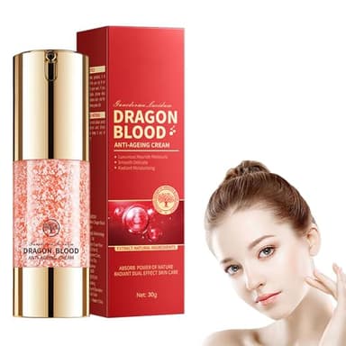 Dragon Blood Body Cream, Anti-Wrinkle Gel, Firming and Moisturizing Essence, Hydrating Mask, Dragon Blood Skincare Set (Anti-Wrinkle Cream, 30g)